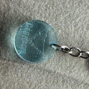 Zodiac resin keychains